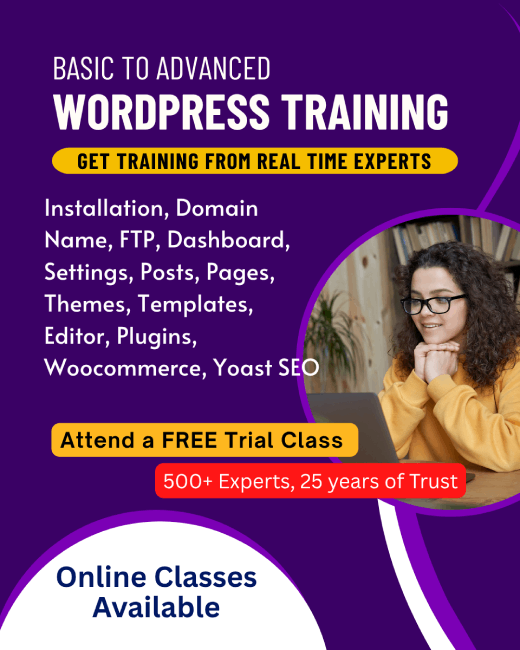 Wordpress Training in Coimbatore