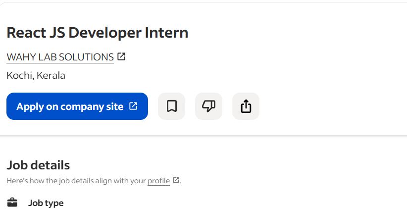 AI, ML & React.js internship jobs in Pune