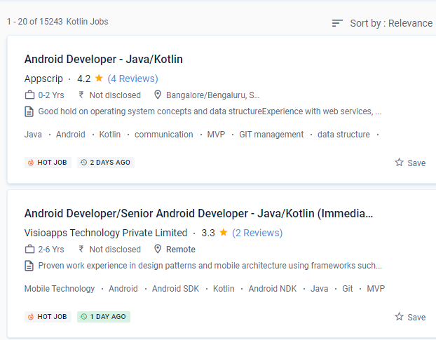 Android internship jobs in Ahmedabad