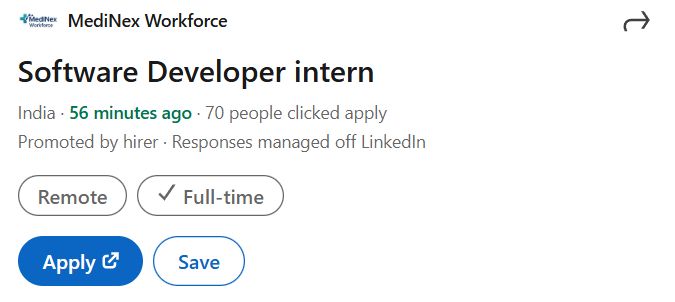 HealthTech Software Development Course internship jobs in Noida