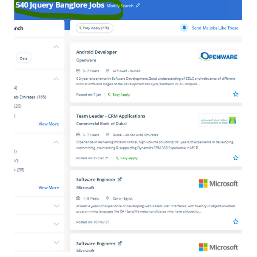 JQuery internship jobs in Gurgaon